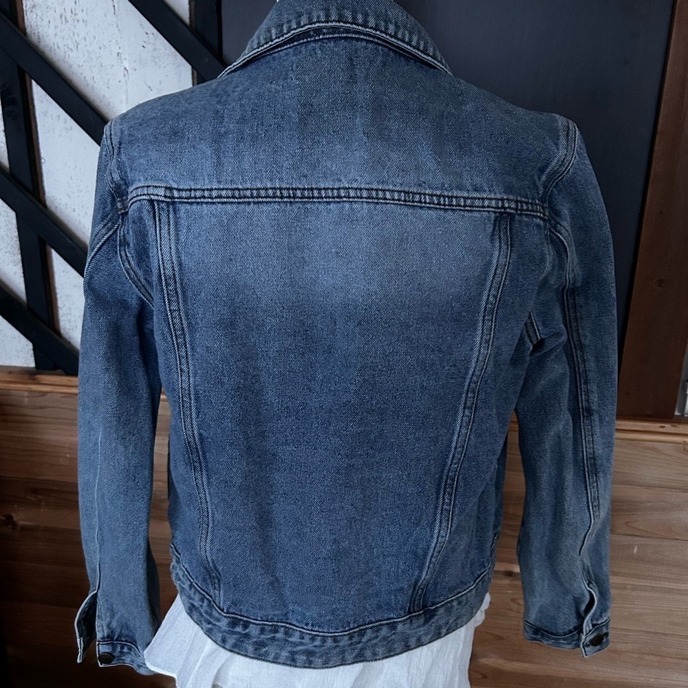Denim Mono B Blue Women's Jacket size M Jean jacket, blue jeans - Picture 3 of 8